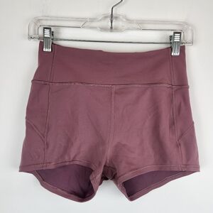 Lululemon In Movement Shorts Mauve Size 8.